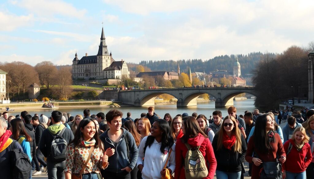 Internationale Studierende der Universität Heidelberg