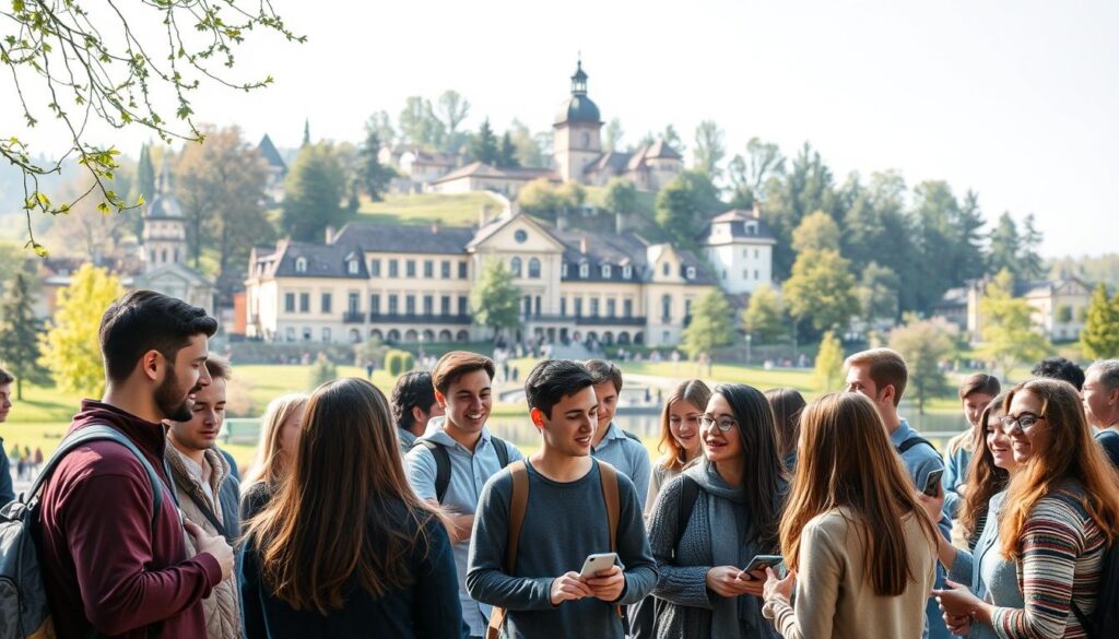 Internationale Studierende in Friedensau